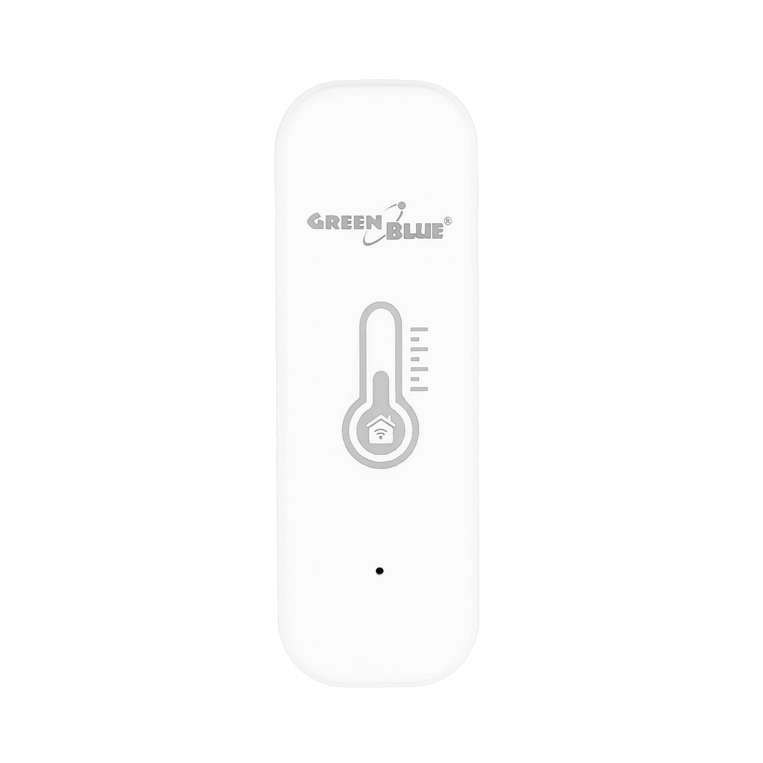 Senzor teploty a vlhkosti WiFi GreenBlue, Android/iOS/Alexa/Google Home, 3,0 V DC, LR03x2, GB737, 2 kusy