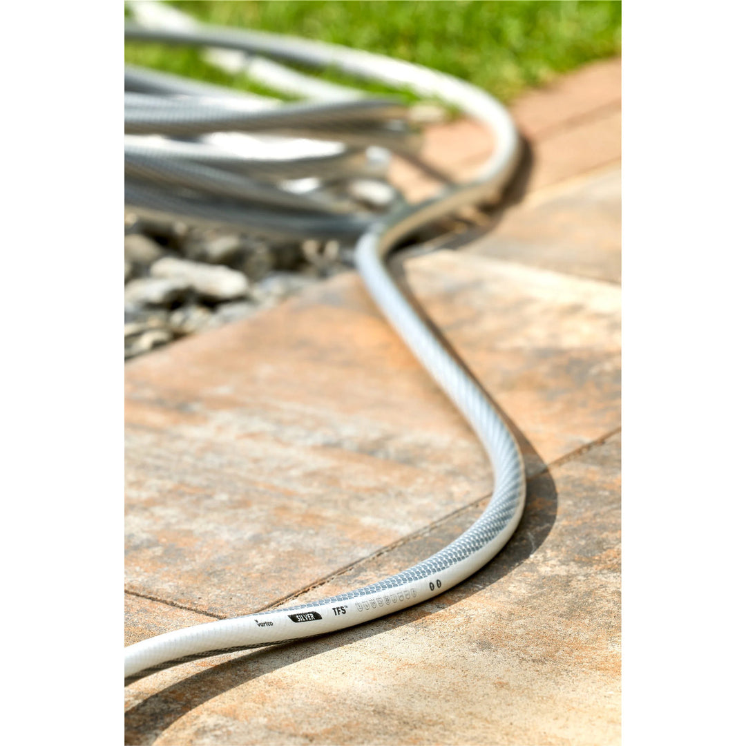 Vozík na záhradnú hadicu + záhradná hadica Vartco Silver 1/2" 20 m Agaplast