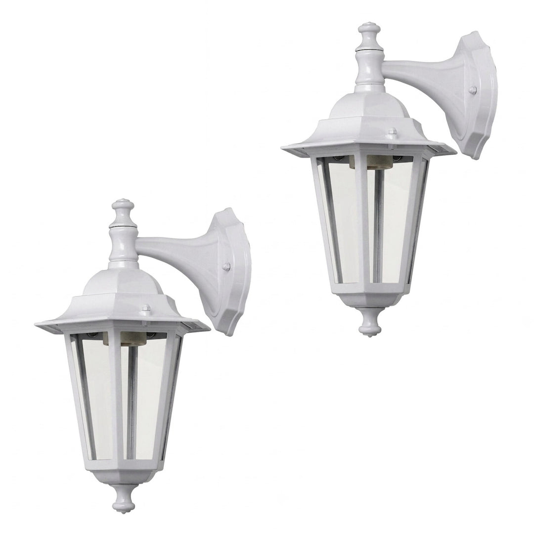 Vonkajšia lampa Velence Rabalux 8201, biela, E27, max. 60 W, klasický štýl, 2 ks