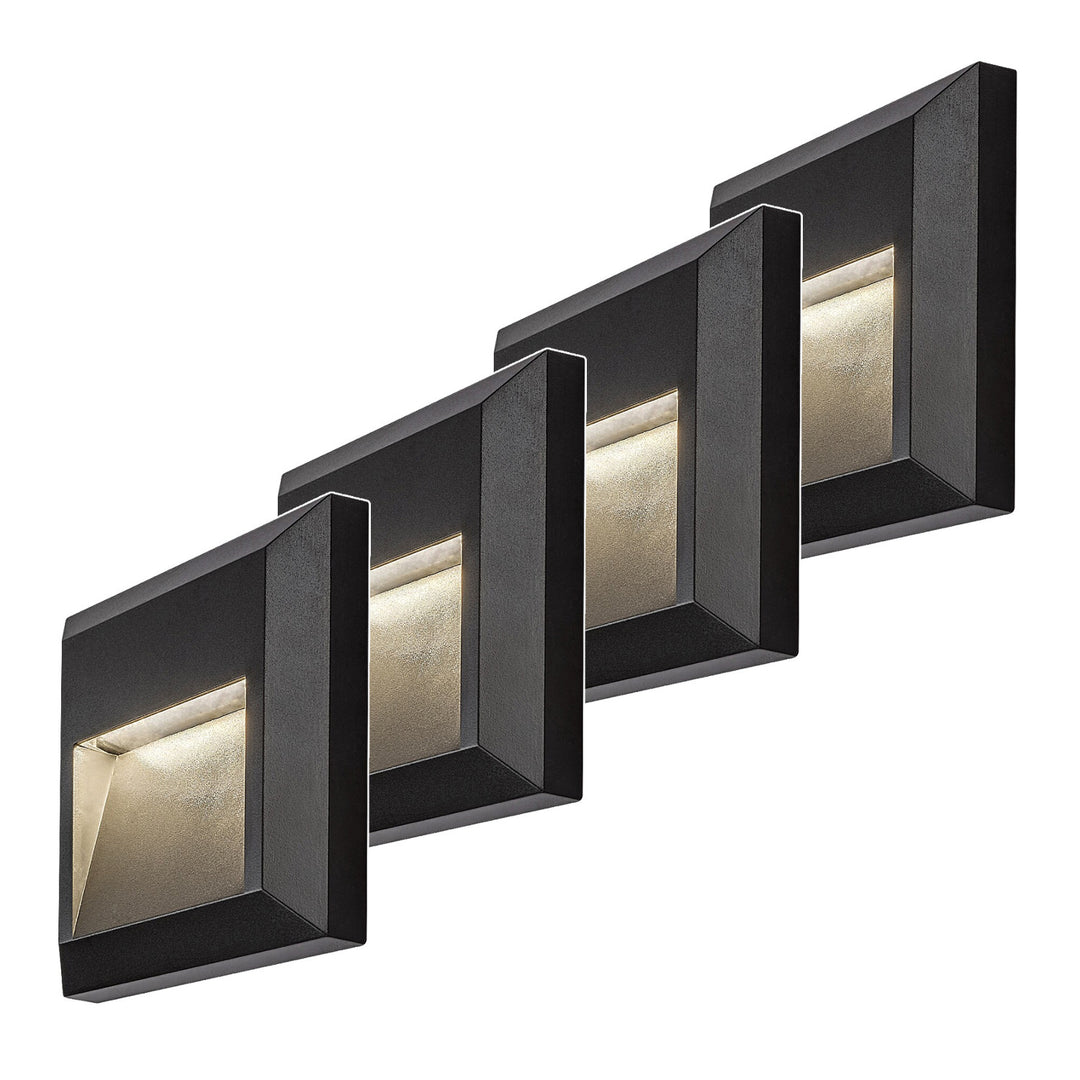 Lampa Rabalux, nástenná, vonkajšia, LED 4 W, antracitová, Trento, 4 kusy