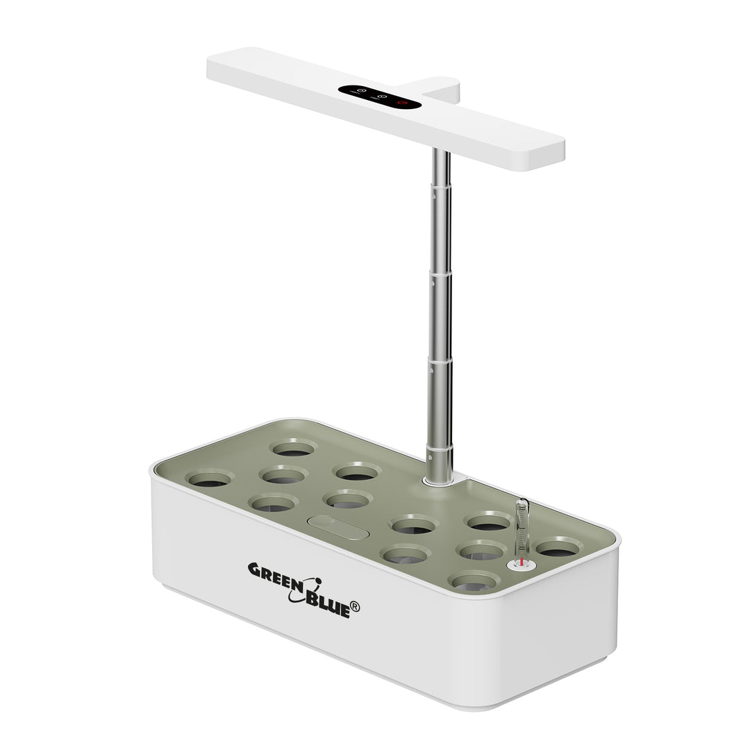 Inteligentný systém na vnútorné pestovanie rastlín GreenBlue, kvetináč SMART, objem 4 l, 220–240 V AC, 50/60 Hz, 0,4 A, GB133 + sada príslušenstva