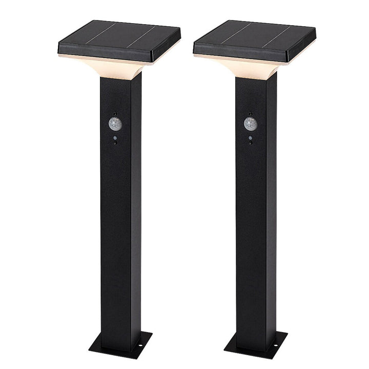 Lampa Rabalux, vonkajšia, solárna, stojaca, LED 4 W, IP44, čierna, Geleen, 2 ks