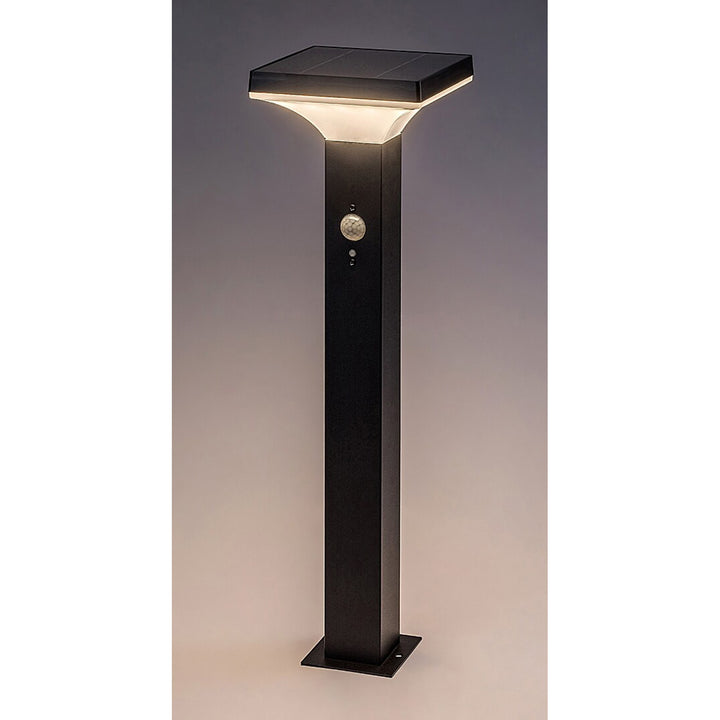 Lampa Rabalux, vonkajšia, solárna, stojaca, LED 4 W, IP44, čierna, Geleen, 4 kusy