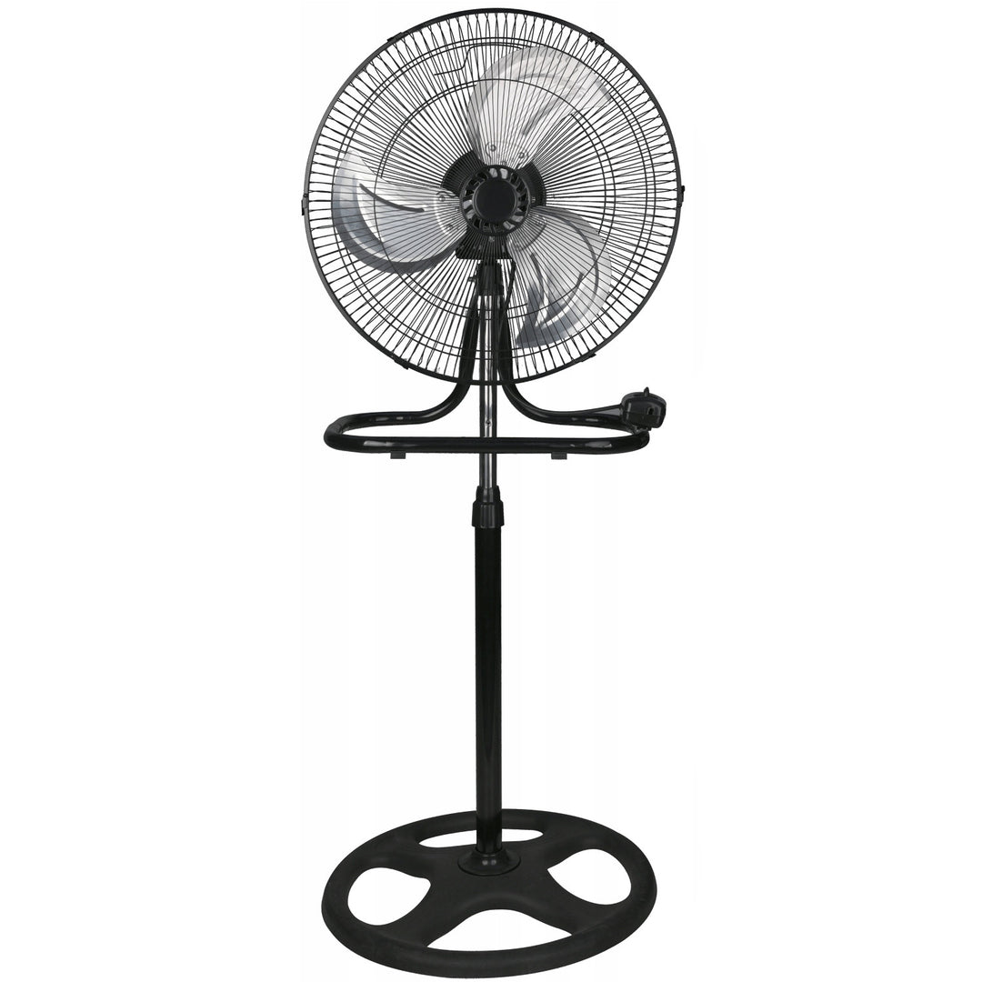 Stojací ventilátor LTC, 18", čierny, nastaviteľná výška, výkon 50 W, LXWT04C