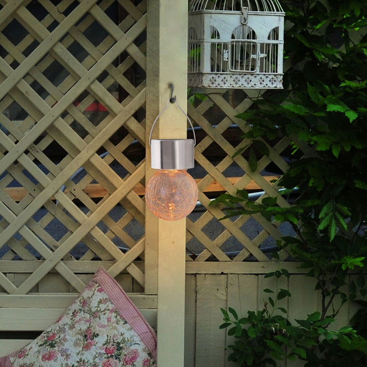 Solárna lampa Rabalux Yola, 1 lm, IP44, farba saténový chróm, LED 0,06 W, 7850