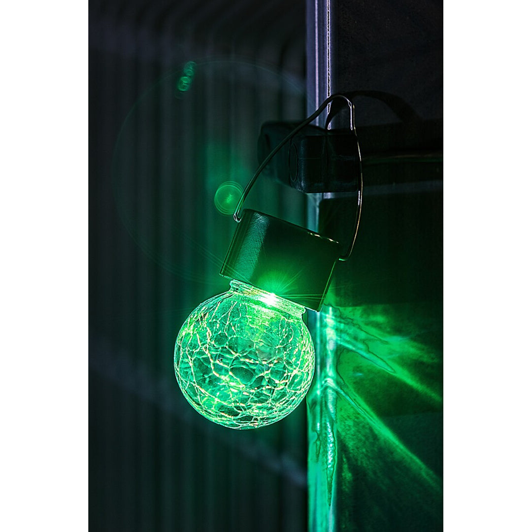 Solárna lampa Rabalux Yola, 1 lm, IP44, farba saténový chróm, LED 0,06 W, 7850