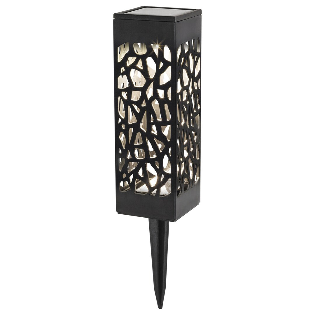 Solárna lampa Mora, 2 lm, stupeň ochrany IP23, farba čierna, LED 0,16 W, 8949