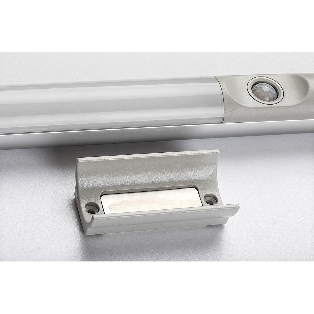 Podskriňová lampa Rekar, 180 LM, IP20, strieborná, LED 3 W, 78031