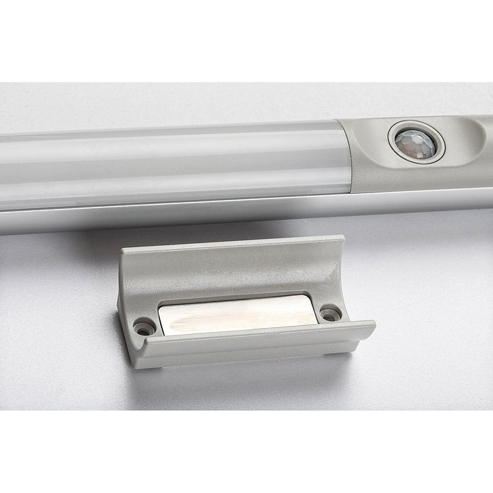 Podskriňová lampa Rekar, 180 LM, IP20, strieborná, LED 3 W, 78031