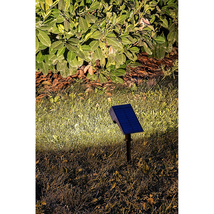 Solárna lampa Rabalux Nantes, 50 LM, IP65, čierna, LED 0,5 W, 77088