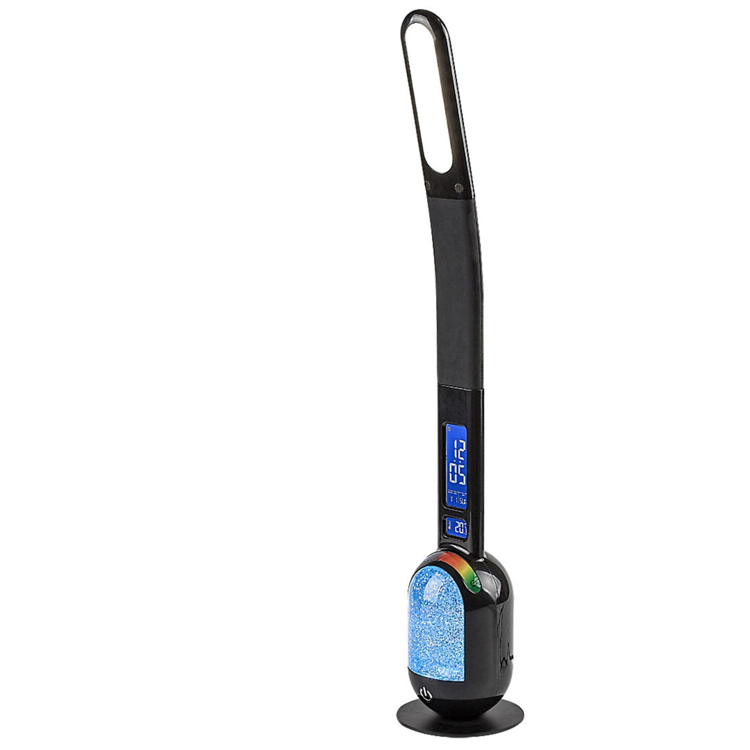 Stolná lampa Rabalux Figen LED RGB 5 W, čierna, IP20, 5000 K