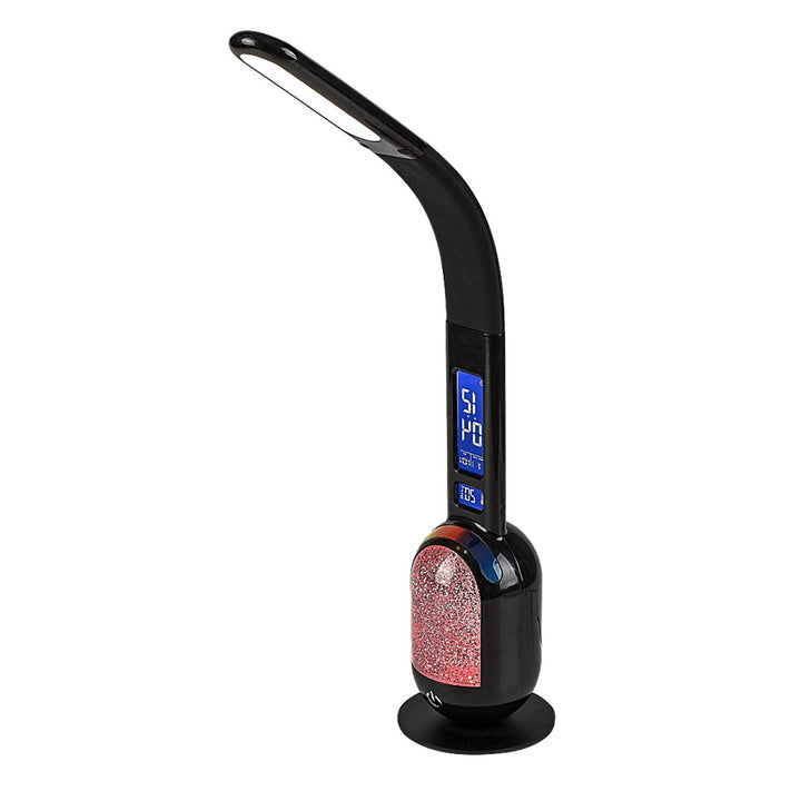 Stolná lampa Rabalux Figen LED RGB 5 W, čierna, IP20, 5000 K