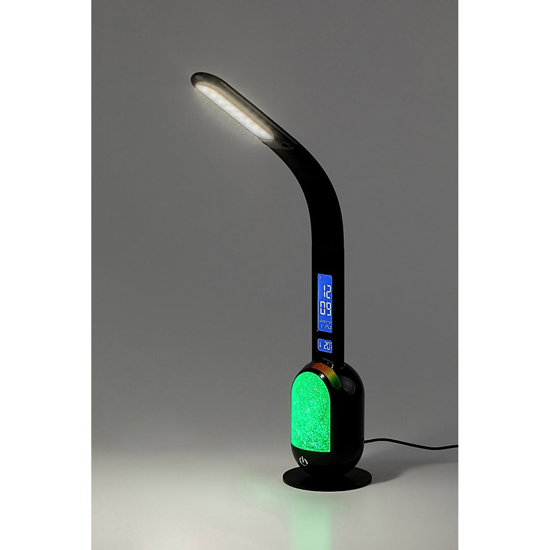 Stolná lampa Rabalux Figen LED RGB 5 W, čierna, IP20, 5000 K