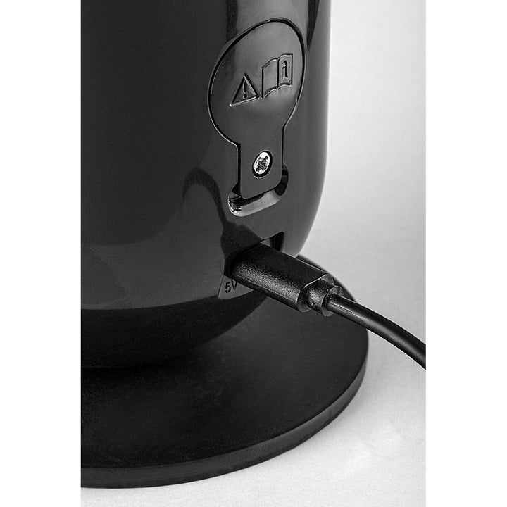 Stolná lampa Rabalux Figen LED RGB 5 W, čierna, IP20, 5000 K