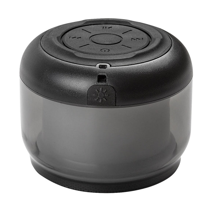 Stolná lampa Rabalux Radelia, Bluetooth reproduktor, RGB, čierna, IP20, akumulátor, 76110