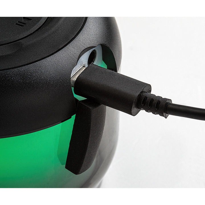 Stolná lampa Rabalux Radelia, Bluetooth reproduktor, RGB, čierna, IP20, akumulátor, 76110