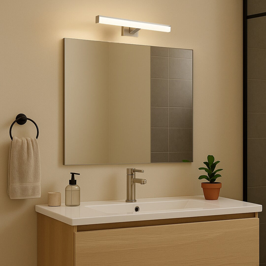 Kúpeľňová lampa Rabalux Oliro LED 6 W, chróm, IP44, 4000 K, 75048