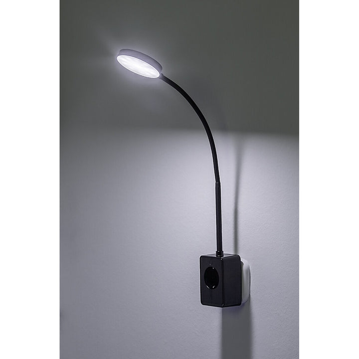 Nástenná lampa Rabalux Tivro, LED 4 W, čierna, IP20, 3 varianty teploty farby svetla: 3000, 4000, 6000, 71283