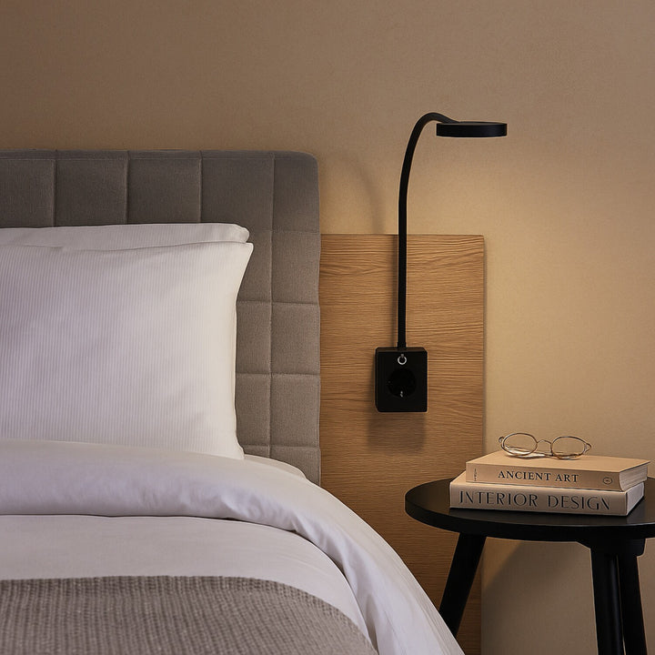 Nástenná lampa Rabalux Tivro, LED 4 W, čierna, IP20, 3 varianty teploty farby svetla: 3000, 4000, 6000, 71283