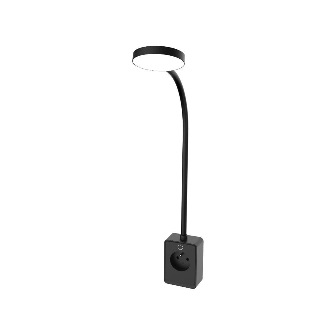 Nástenná lampa Rabalux Tivro, LED 4 W, čierna, IP20, 3 varianty teploty farby svetla: 3000, 4000, 6000, 71283