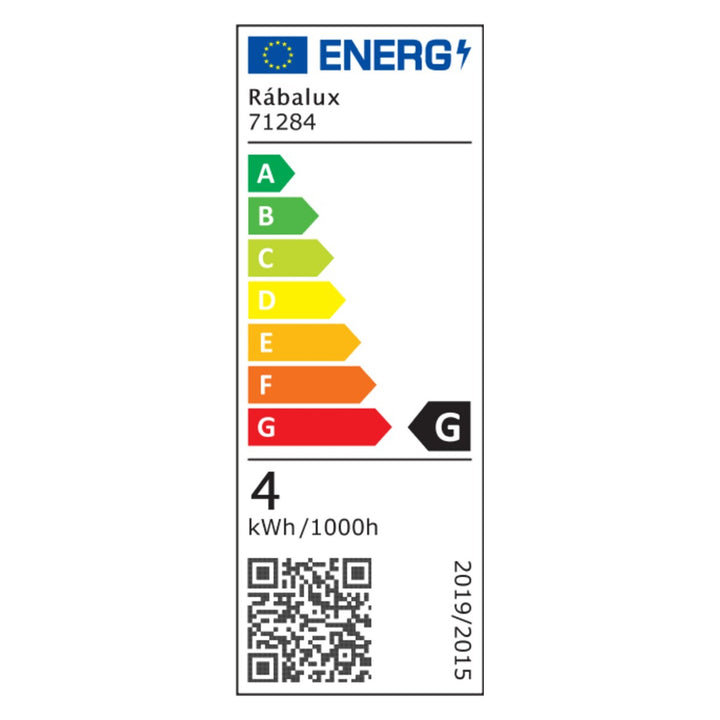Nástenná lampa Rabalux Tivro, LED 4 W, čierna, IP20, 3 varianty teploty farby svetla: 3000, 4000, 6000, 71284