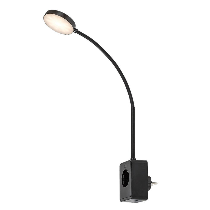 Nástenná lampa Rabalux Tivro, LED 4 W, čierna, IP20, 3 varianty teploty farby svetla: 3000, 4000, 6000, 71284