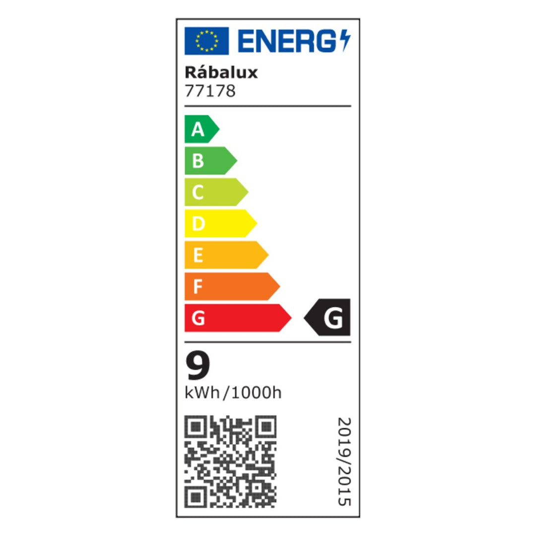 Vonkajšia nástenná lampa Rabalux Gerla, biela, LED 9 W, IP54, 3000 K, 77178