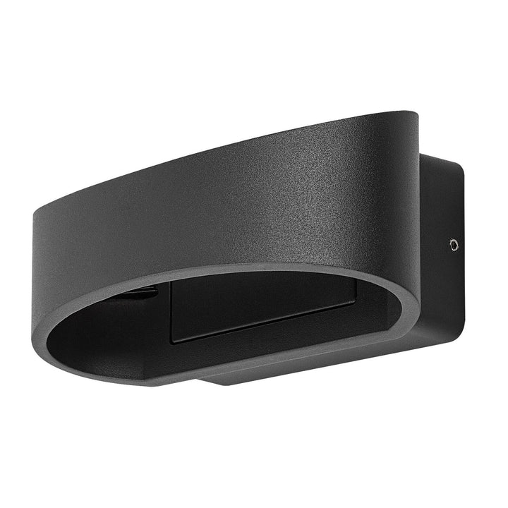 Vonkajšia nástenná lampa Rabalux Gerla, antracitová, LED 9 W, IP54, 3000 K, 77179
