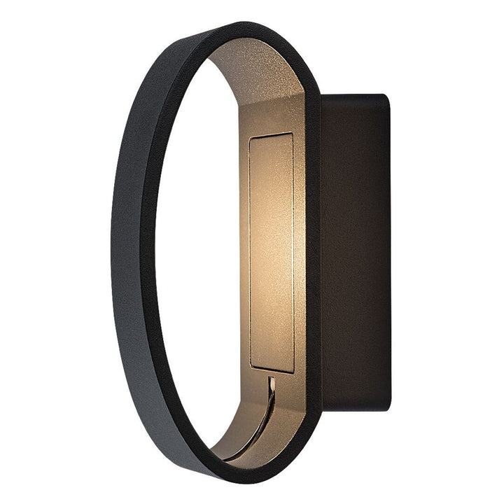 Vonkajšia nástenná lampa Rabalux Gerla, antracitová, LED 9 W, IP54, 3000 K, 77179