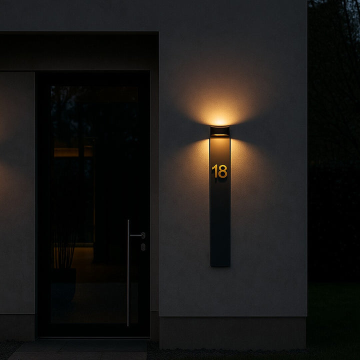 Vonkajšia nástenná lampa Rabalux Gerla, antracitová, LED 9 W, IP54, 3000 K, 77179