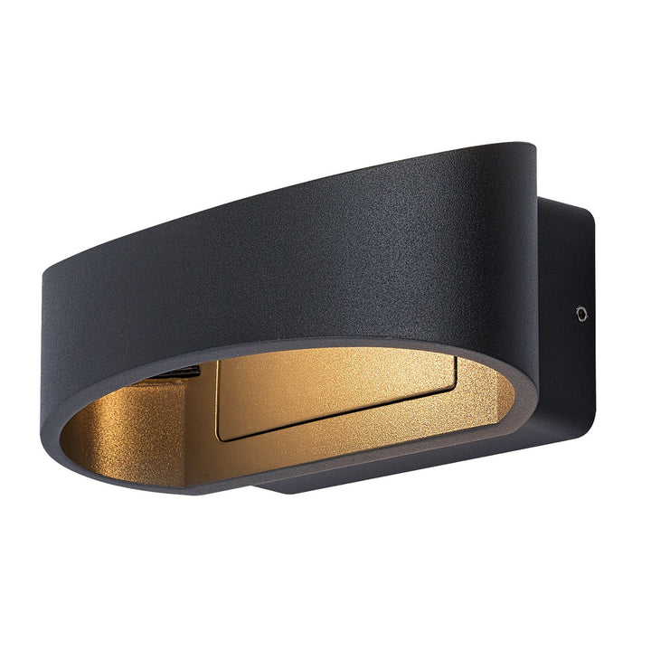 Vonkajšia nástenná lampa Rabalux Gerla, antracitová, LED 9 W, IP54, 3000 K, 77179