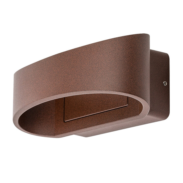 Vonkajšia nástenná lampa Rabalux Gerla, hnedá, LED 9 W, IP54, 3000 K, 77180