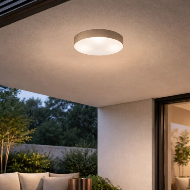 Lampa Rabalix Dolen, šedo-béžová, 2x E27, max. 9 W, IP43, 75067