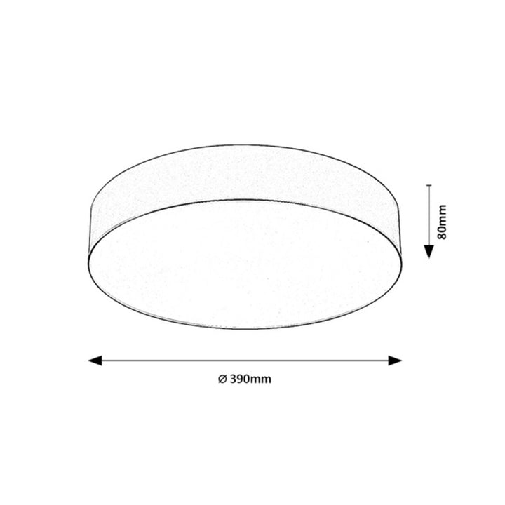 Lampa Rabalix Dolen, šedo-béžová, 3x E27, max. 9 W, IP43, 75068
