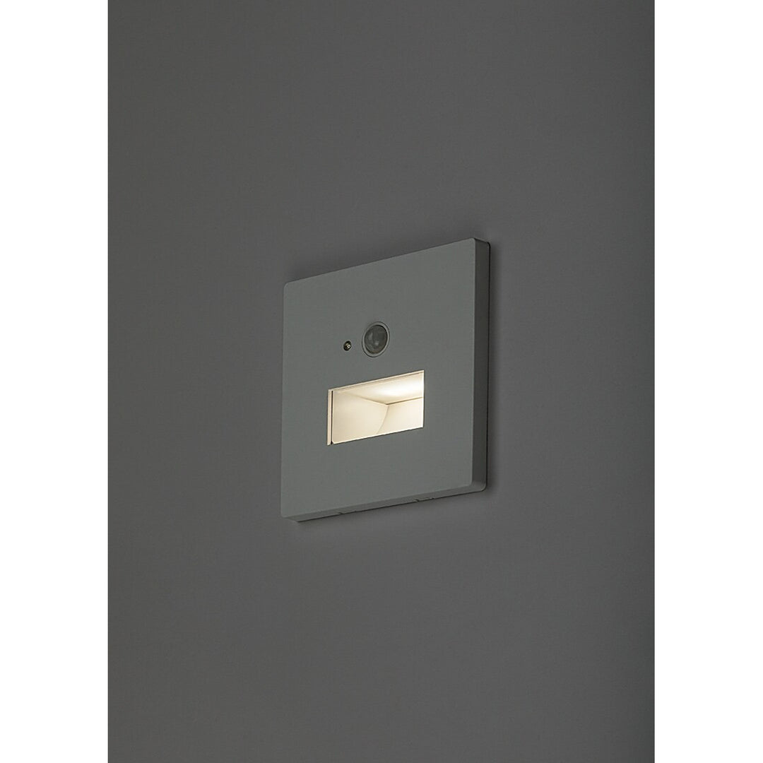 Svietidlo Lunca LED 1 W IP20 biele 3000, 4500, 6500 K, snímač pohybu, snímač osvetlenia, 77198