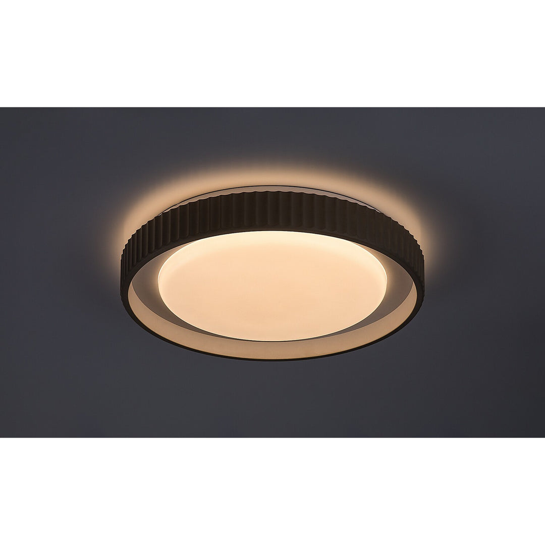 Lampa Pastello LED 48 W IP20 šedo-béžová 3000–6500 K, funkcia pamäte s diaľkovým ovládačom, funkcia časovača, efekt nočnej lampy, 71345