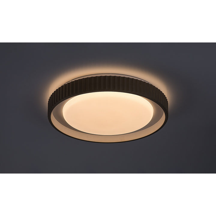Lampa Pastello LED 48 W IP20 šedo-béžová 3000–6500 K, funkcia pamäte s diaľkovým ovládačom, funkcia časovača, efekt nočnej lampy, 71345