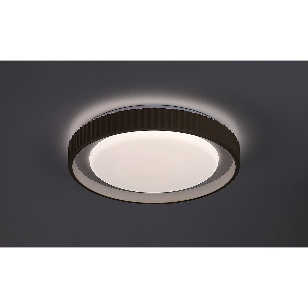 Lampa Pastello LED 48 W IP20 šedo-béžová 3000–6500 K, funkcia pamäte s diaľkovým ovládačom, funkcia časovača, efekt nočnej lampy, 71345