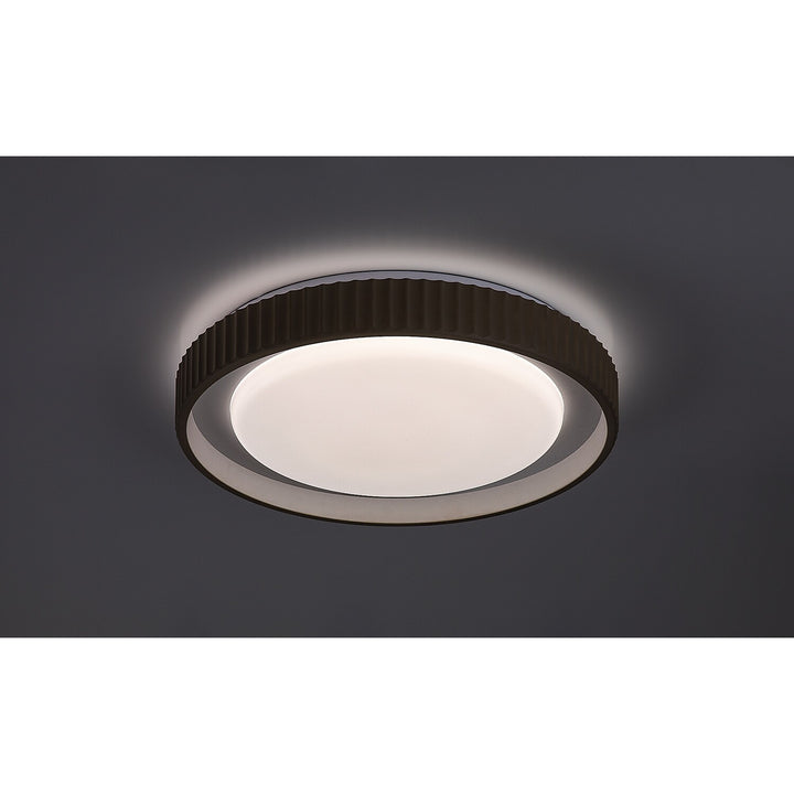 Lampa Pastello LED 48 W IP20 šedo-béžová 3000–6500 K, funkcia pamäte s diaľkovým ovládačom, funkcia časovača, efekt nočnej lampy, 71345