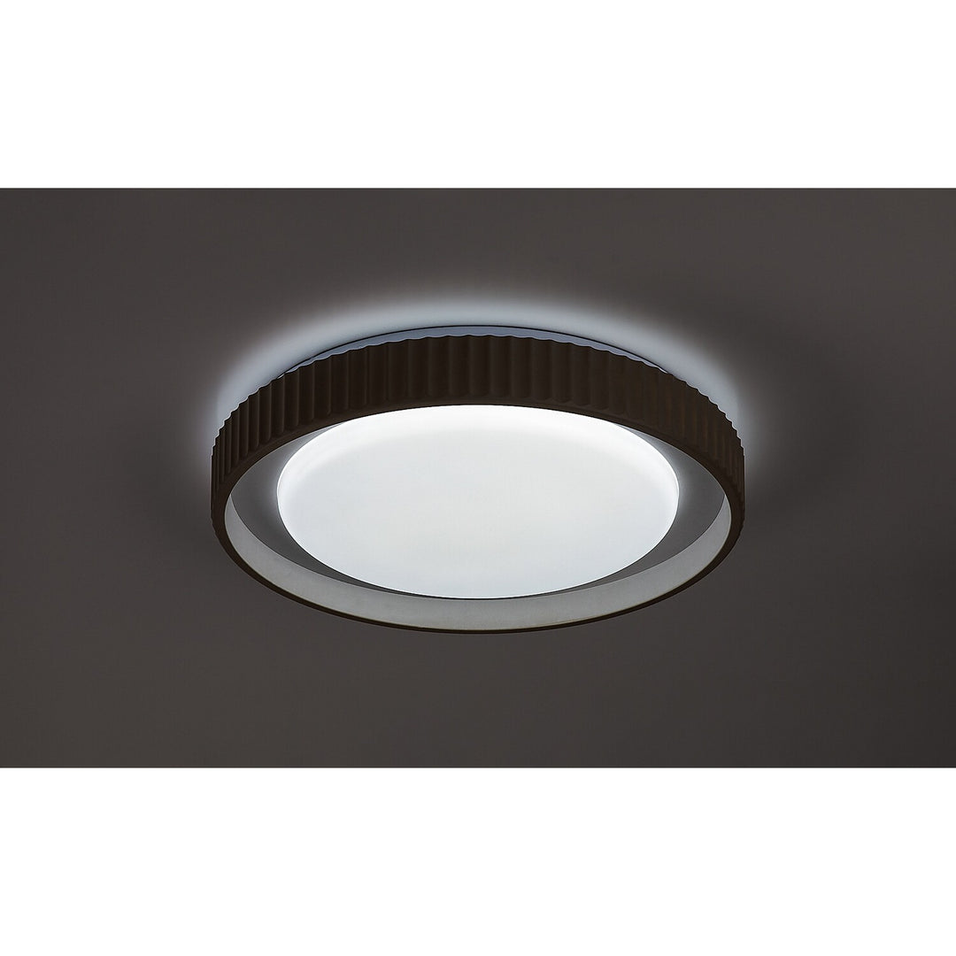 Lampa Pastello LED 48 W IP20 šedo-béžová 3000–6500 K, funkcia pamäte s diaľkovým ovládačom, funkcia časovača, efekt nočnej lampy, 71345