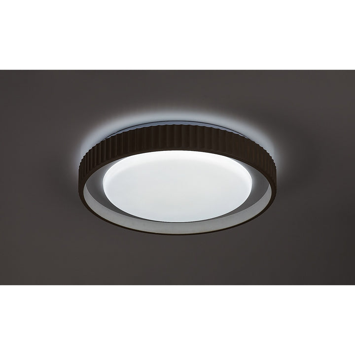 Lampa Pastello LED 48 W IP20 šedo-béžová 3000–6500 K, funkcia pamäte s diaľkovým ovládačom, funkcia časovača, efekt nočnej lampy, 71345