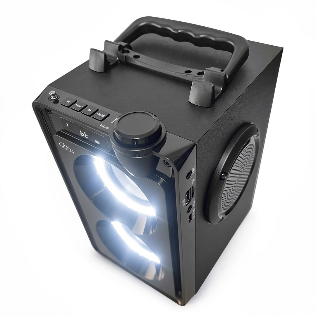 Prenosný Bluetooth reproduktor OVERBOX MT3186, FM rádio, podpora SD kariet, USB, RMS výkon 30 W, Mediatech