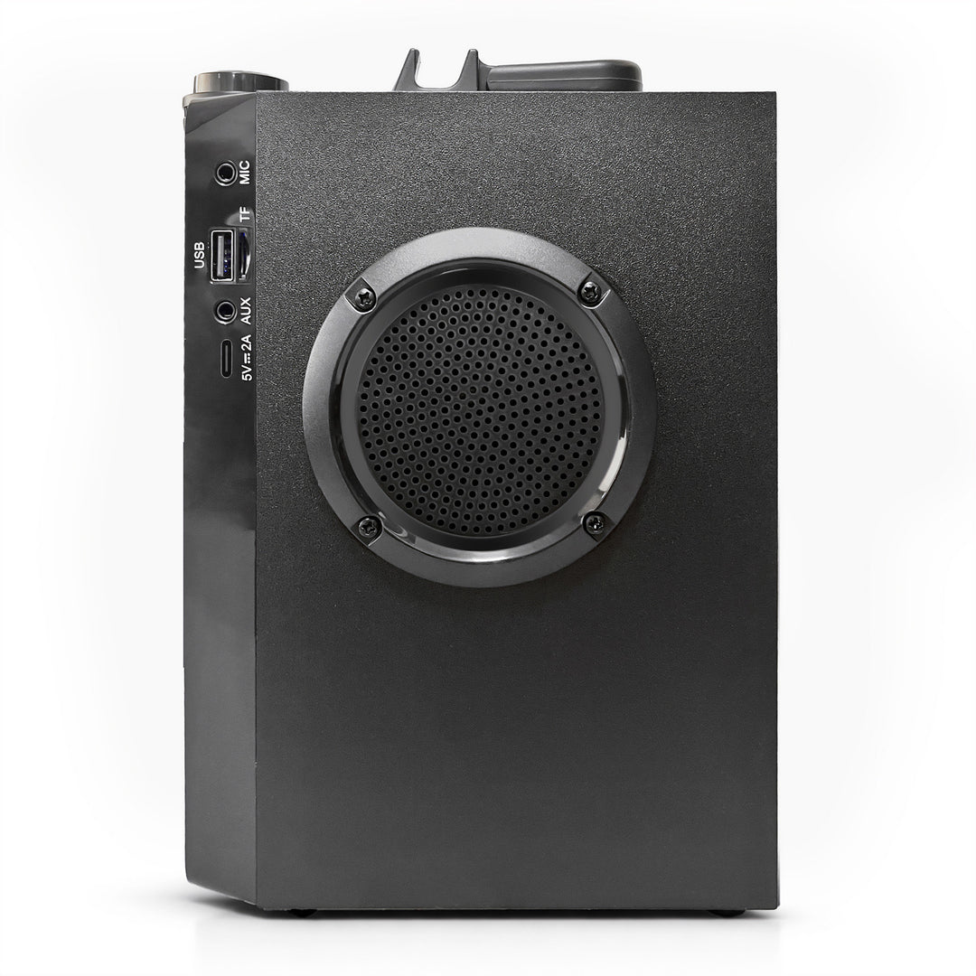 Prenosný Bluetooth reproduktor OVERBOX MT3186, FM rádio, podpora SD kariet, USB, RMS výkon 30 W, Mediatech