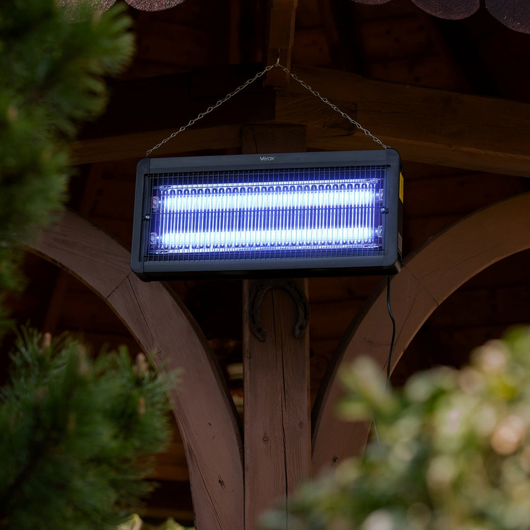 Lampa na hubenie hmyzu – komáre, muchy, mole, elektrická pasca, UV, 30 W, Vayox