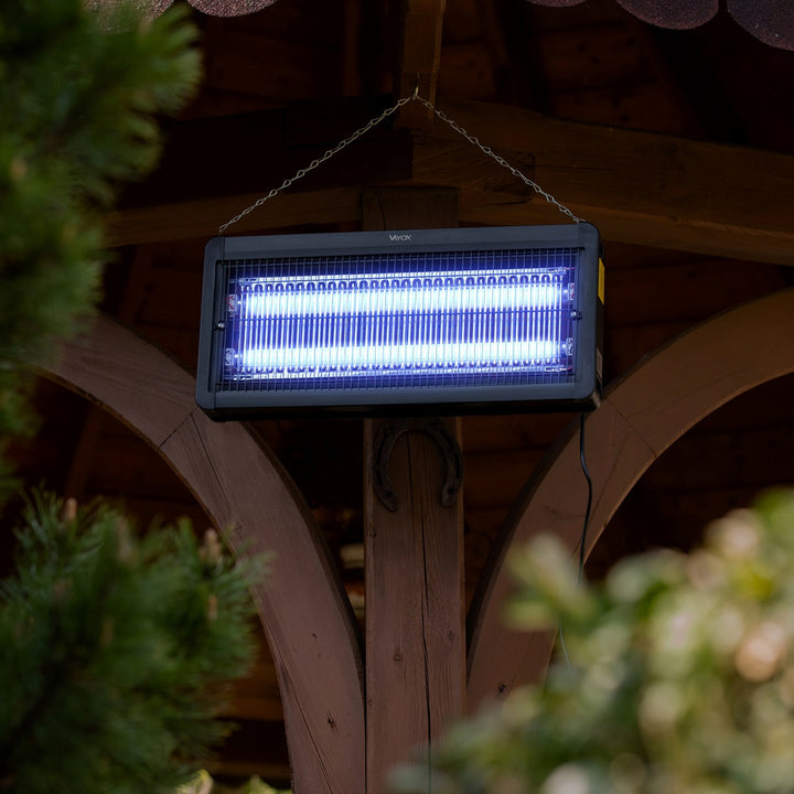 Lampa na hubenie hmyzu – komáre, muchy, mole, elektrická pasca, UV, 30 W, Vayox