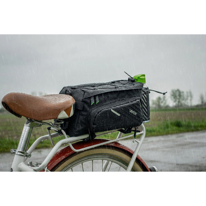 Taška, cyklistická taška na zadný nosič, zadná, objem 12 l, vodovzdorná, Vayox