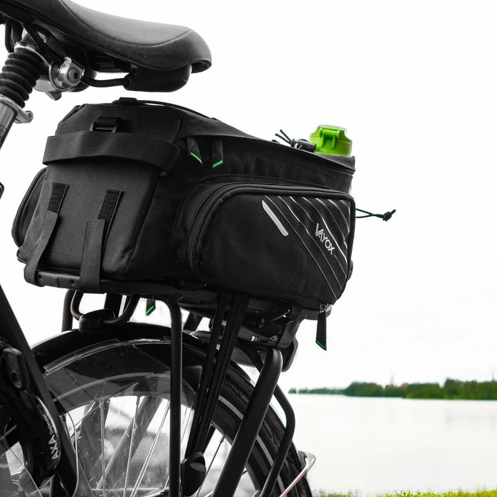 Taška, cyklistická taška na zadný nosič, zadná, objem 12 l, vodovzdorná, Vayox