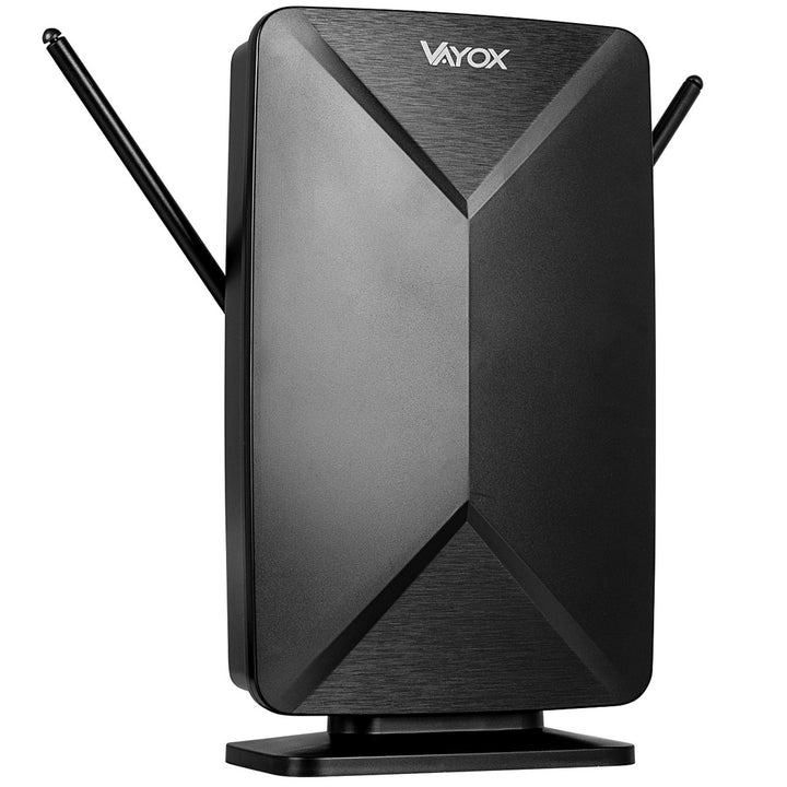 Aktívna anténa, izbová, vnútorná, vonkajšia, DVB-T2, pozemná televízia 4K, Vayox