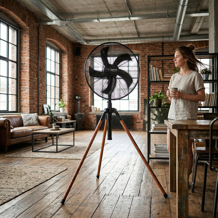 Ventilátor na stojane Loft 40 cm / 16”, výška 119–132 cm, CR 7329, Camry