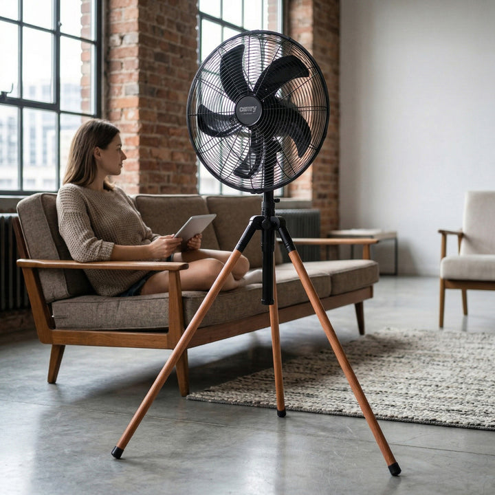 Ventilátor na stojane Loft 40 cm / 16”, výška 119–132 cm, CR 7329, Camry
